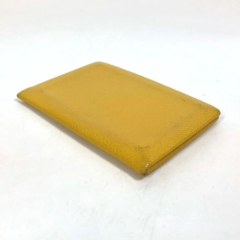HERMES Calvi Business card holder Small leather goods Pass case Card Case - Picture 4 of 10
